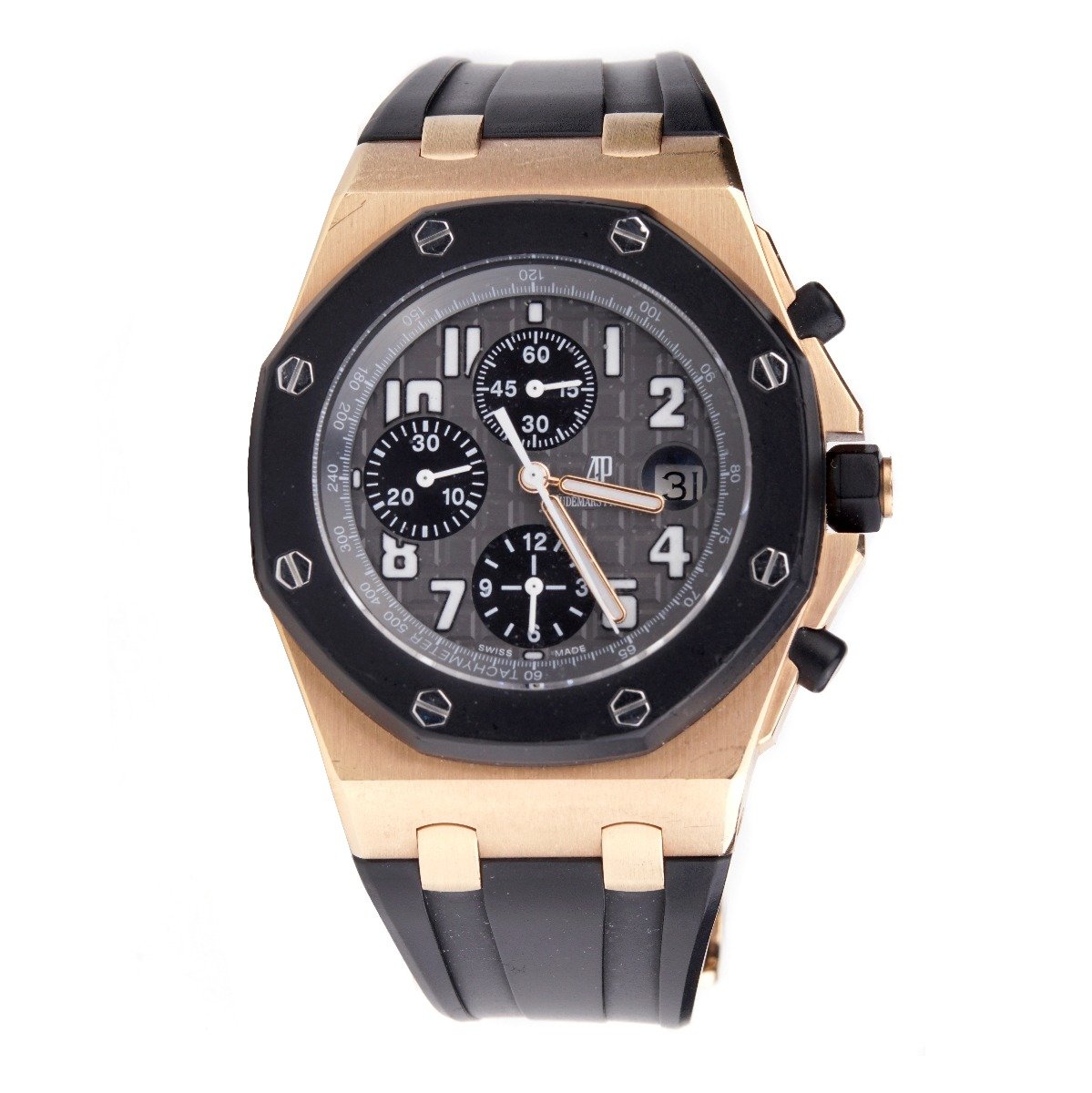 Ap rubber clad rose gold sale