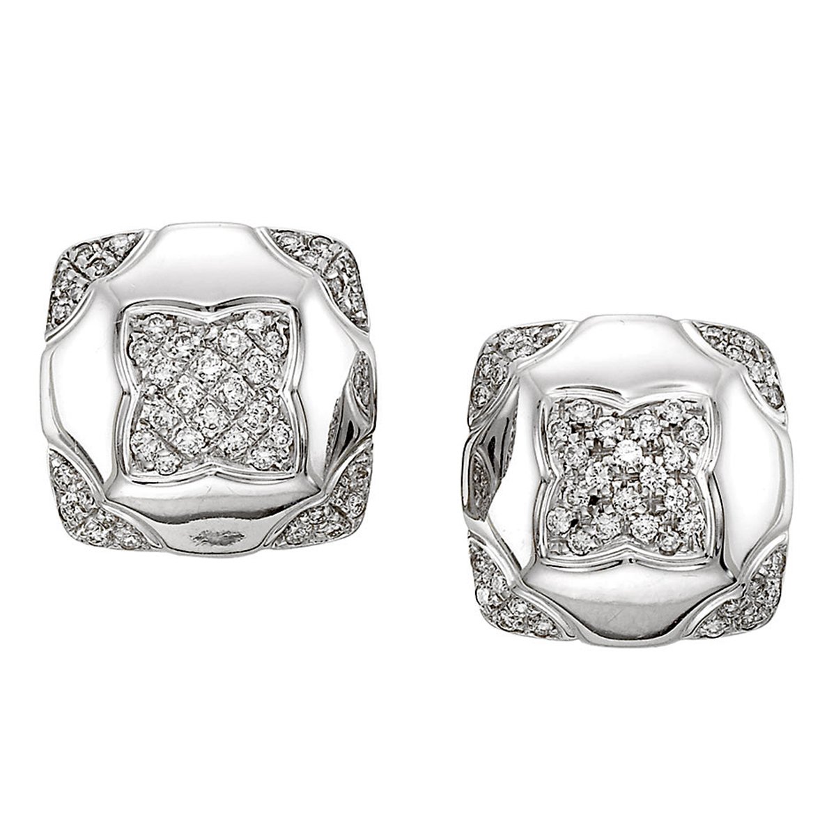 Bvlgari Allegra Diamond White Gold Earrings – Opulent Jewelers