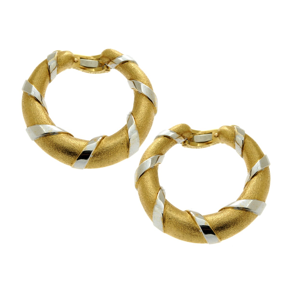 Twisted Hoop Earrings - Paris