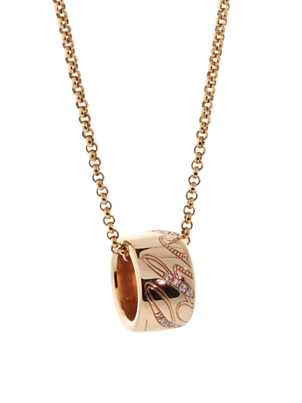 Chopard Chopardissimo Rose Gold Diamond Necklace 796580 5003