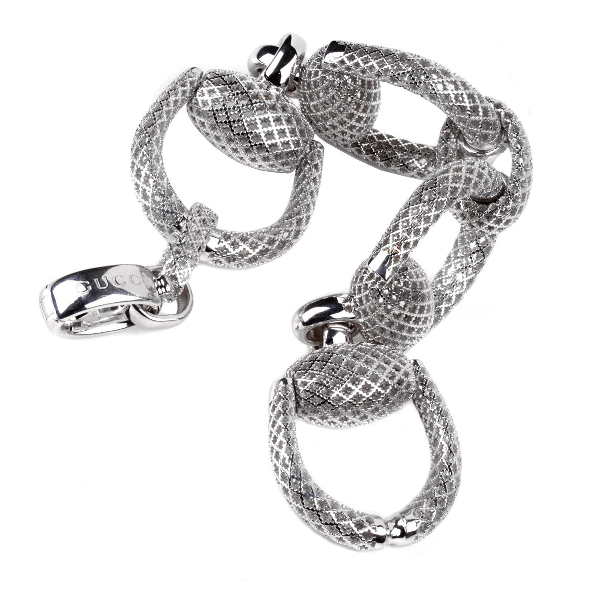 Gucci horsebit sale bracelet silver