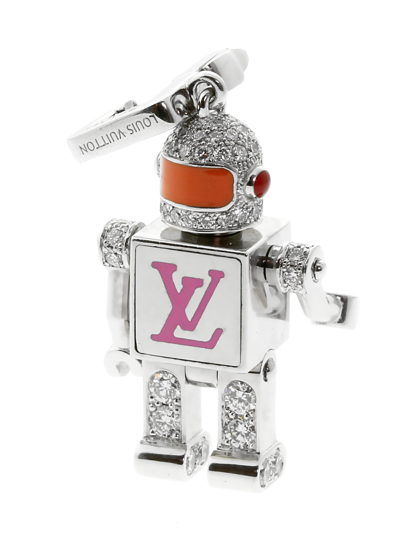 Model 219 Louis Vuitton LV Necklace Digit Diamond | 3D Print Model
