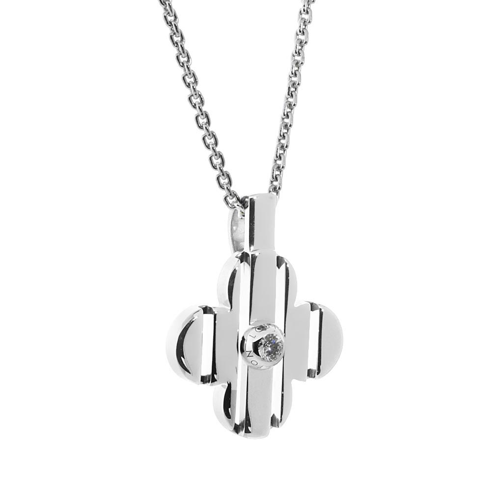 Louis Vuitton 18K Diamond Emprise Pendant Necklace - Rhodium-Plated 18K  White Gold Pendant Necklace, Necklaces - LOU744852