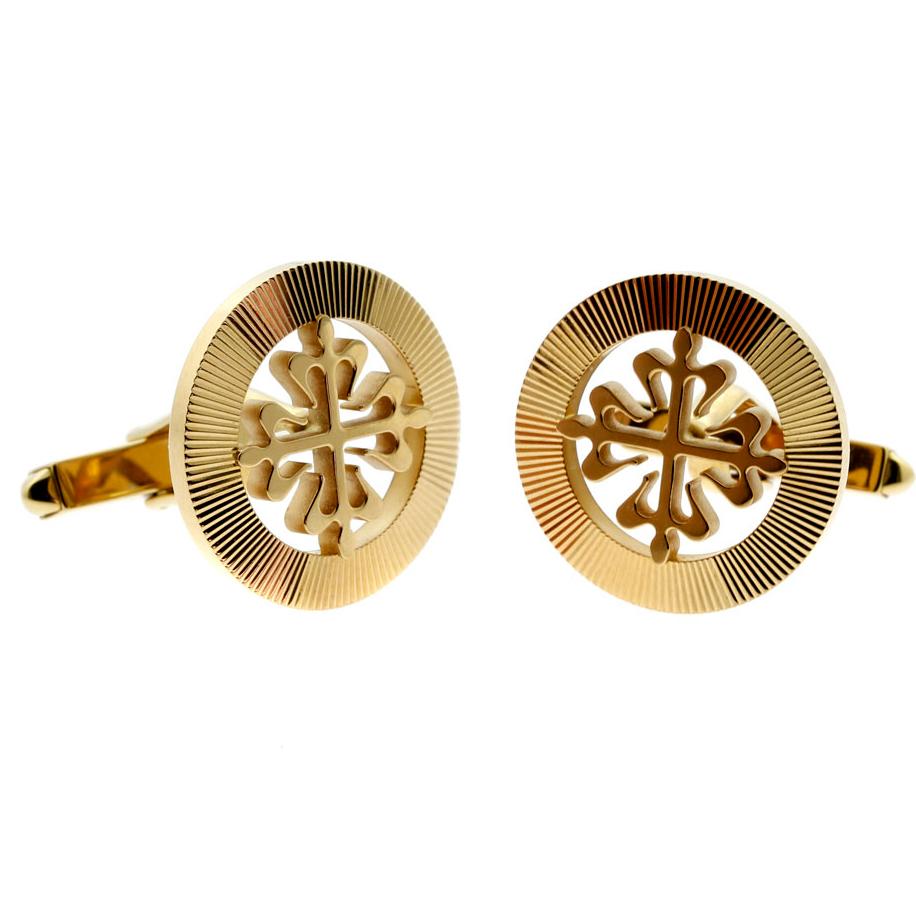 Patek Philippe Gold Cufflinks Opulent Jewelers