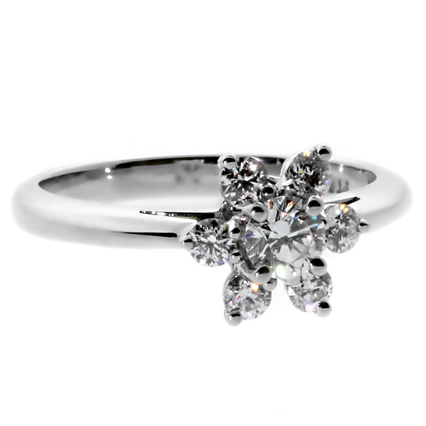 Tiffany & Co. Pre-Owned Platinum Harmony Diamond Engagement Ring - Farfetch