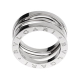 Bvlgari B.zero1 Legend Three Band White Gold Ring Sz 5 1/2 0003601