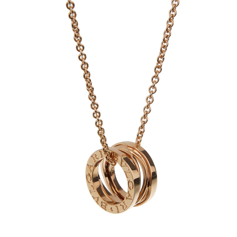 Bvlgari B.zero1 Legends 18k Rose Gold Necklace 0003536