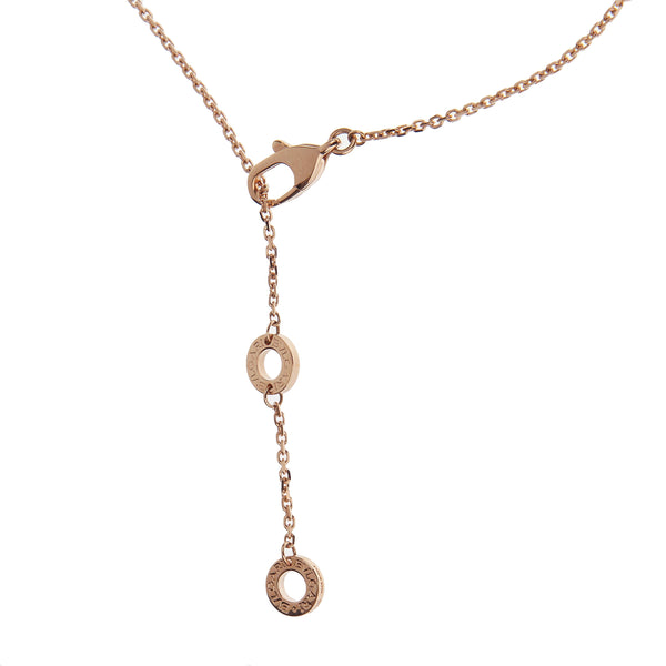 Bvlgari Divas Dream Pink Opal Diamond Rose Gold Necklace 0003540