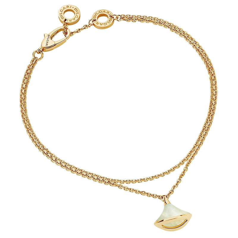 Bvlgari Divas Dream Yellow Gold Mother of Pearl Bracelet 0003547