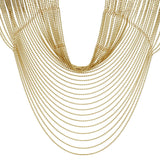 Cartier Draperie Yellow Gold Beaded Vintage Necklace 0003525