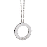 Cartier Love 6 Diamond 18k White Gold Pendant Necklace