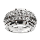 Cartier Panthere Oriane Diamond White Gold Ring 0003598