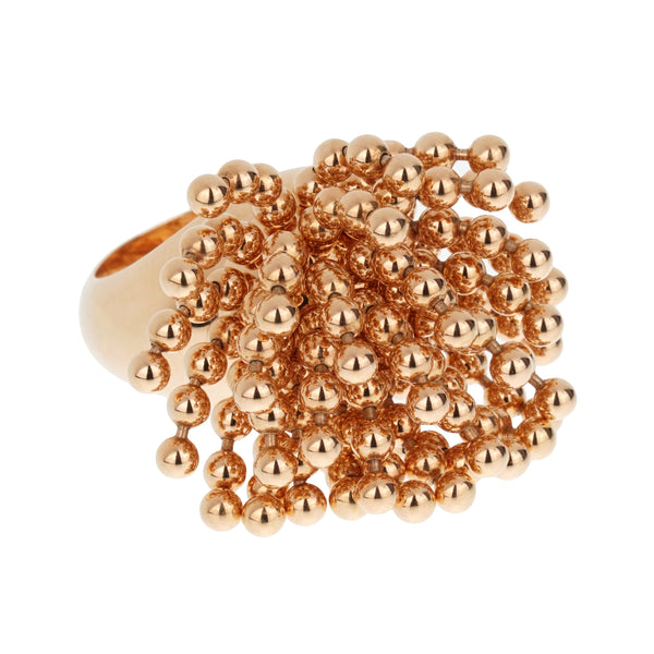 Cartier Perruque 18k Rose Gold Cocktail Ring Sz 7 1/2 0003649