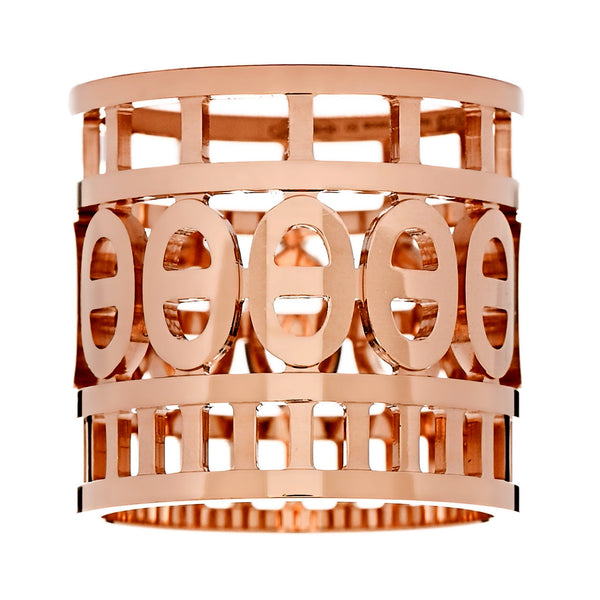 Hermes Chaine d' Ancre Divine Rose Gold Band Ring