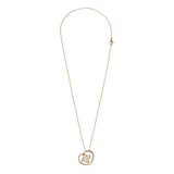 Louis Vuitton 18k Rose Gold Heart Pendant Necklace