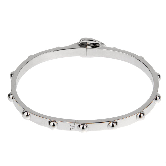 Louis Vuitton Empreinte White Gold Bangle Bracelet 0003607