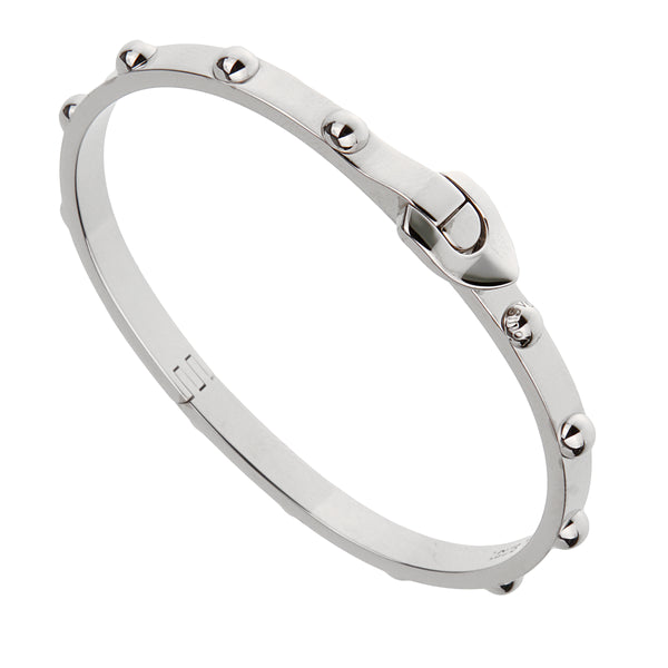 Louis Vuitton Empreinte White Gold Bangle Bracelet