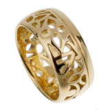 Louis Vuitton Monogram Yellow Gold Cocktail Band Ring Sz 5 0003626