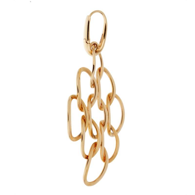 Pomellato Brera 18k Rose Gold Drop Dangle Earrings