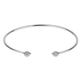 Pomellato M'ama Non M'ama 18k White Gold Diamond Cuff Bracelet 0003619