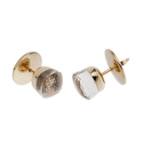 Pomellato Nudo Quartz 18k Yellow Gold Stud Earrings