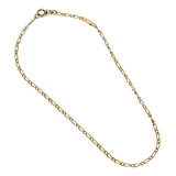 Pomellato Vintage 18k Figaro Yellow Gold Chain Necklace