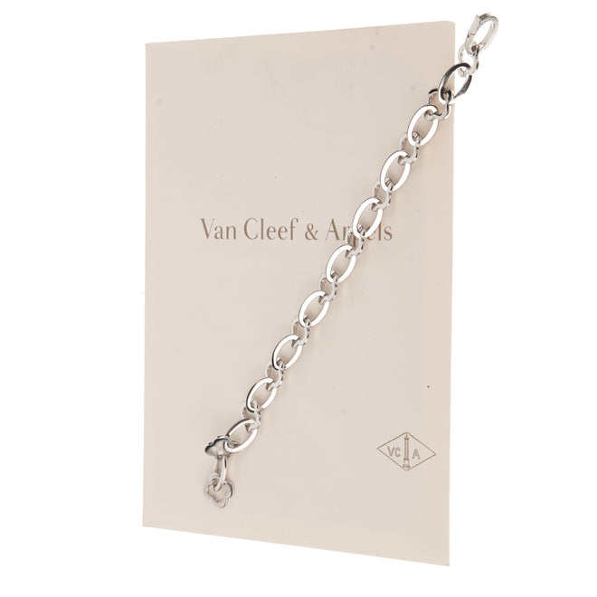 Van Cleef & Arpels 18k White Gold Alhambra Bracelet 0003610