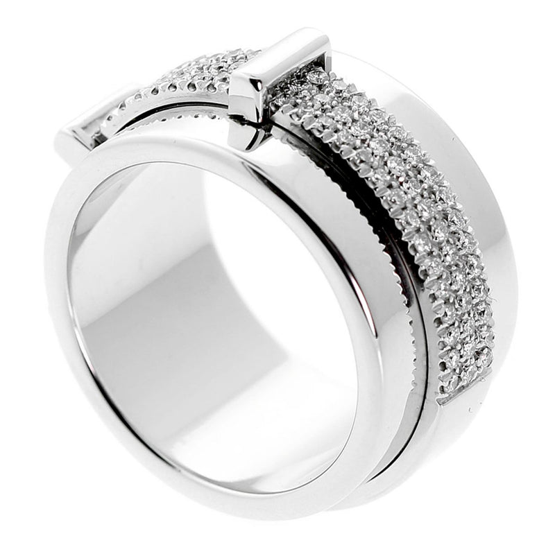 Asprey Diamond Cocktail White Gold Ring 0000296