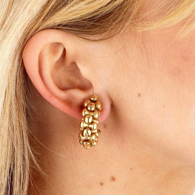 Bvlgari Rose Gold Earrings  Mercari