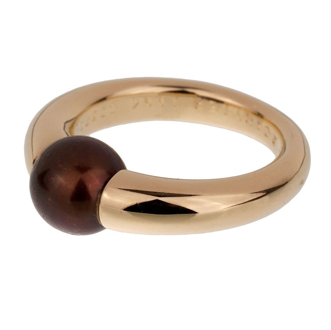 Cartier Black Pearl Yellow Gold Ring 0001899