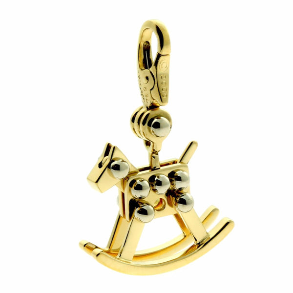 Cartier Rocking Horse Charm Gold Pendant 0000116