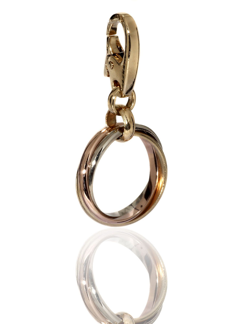 Cartier Trinity Charm Multitone Gold Pendant CRT8928