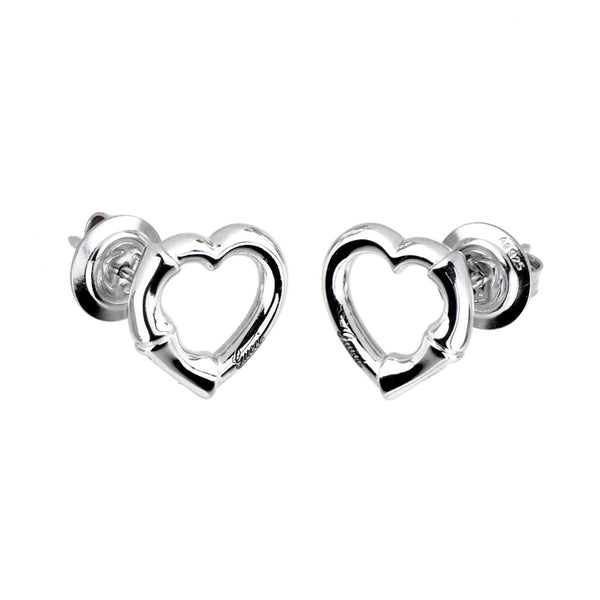 Gucci Bamboo Heart Stud Earrings – Opulent Jewelers