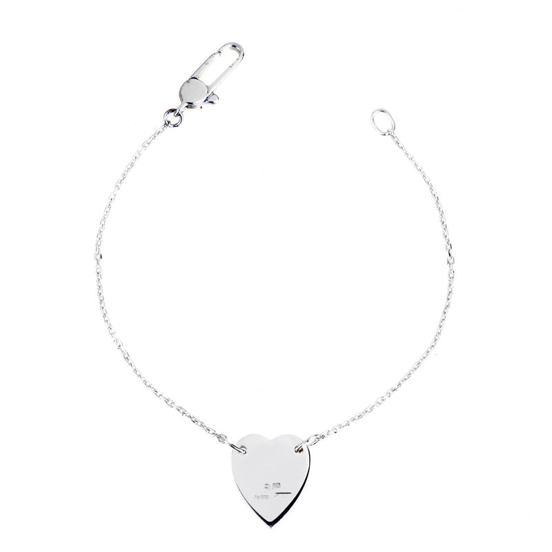 Gucci Heart Trademark Silver Bracelet 0000705