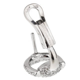 Gucci Horsebit Diamond White Gold Earrings 0001246