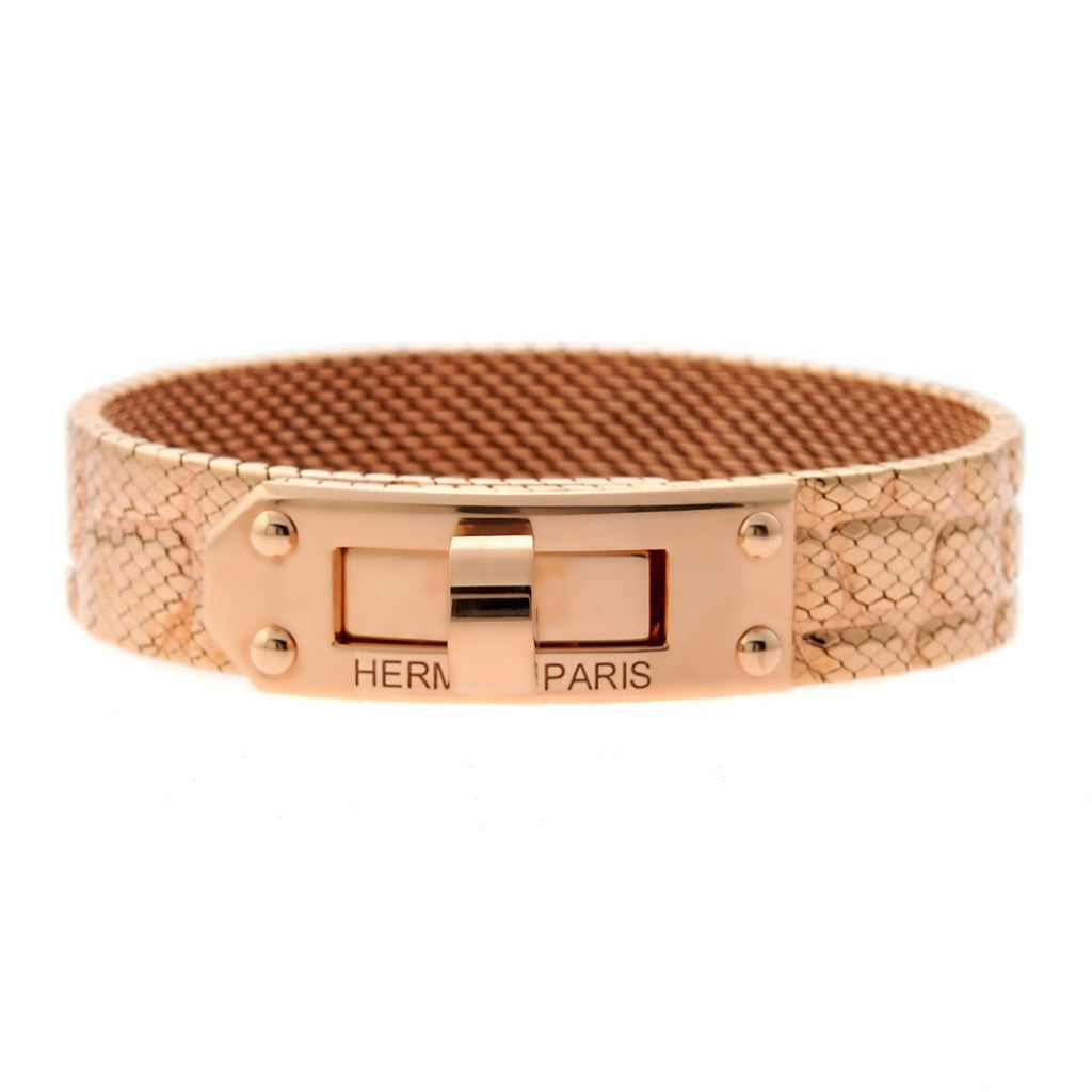 Hermès H D'Ancre Bracelet - Gold