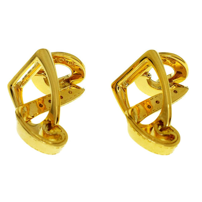 Hermes Stirrup Yellow Gold Cufflinks – Opulent Jewelers