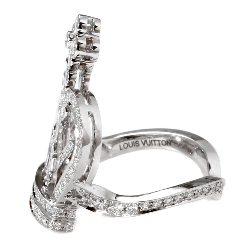 Louis Vuitton Diamond Crown White Gold Cocktail Ring  White gold jewelry, Louis  vuitton ring, Diamond crown