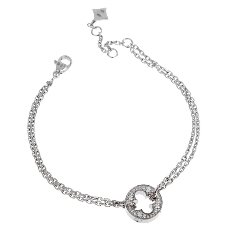Louis Vuitton Empreinte Chain Bracelet in 18k White Gold