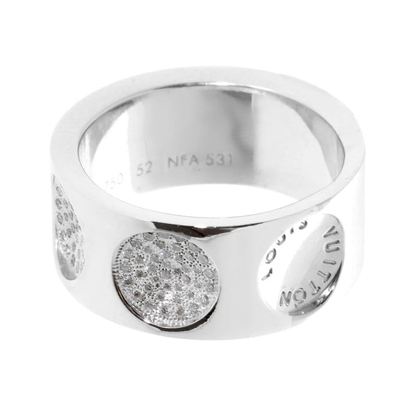 Louis Vuitton, Jewelry, Louis Vuitton Diamond Emprise Ring White Gold Lv