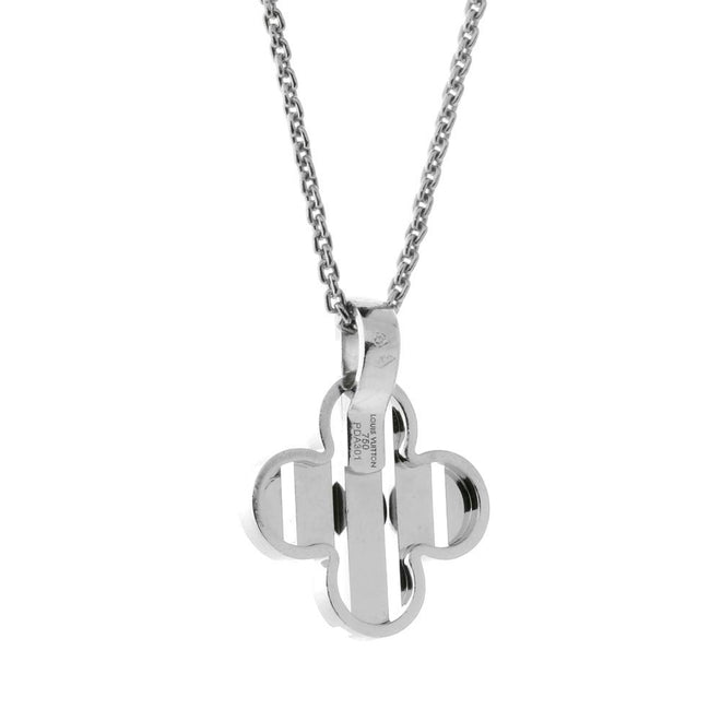 Louis Vuitton Diamond Paved Lockit Pendentiff Necklace - PreLoved