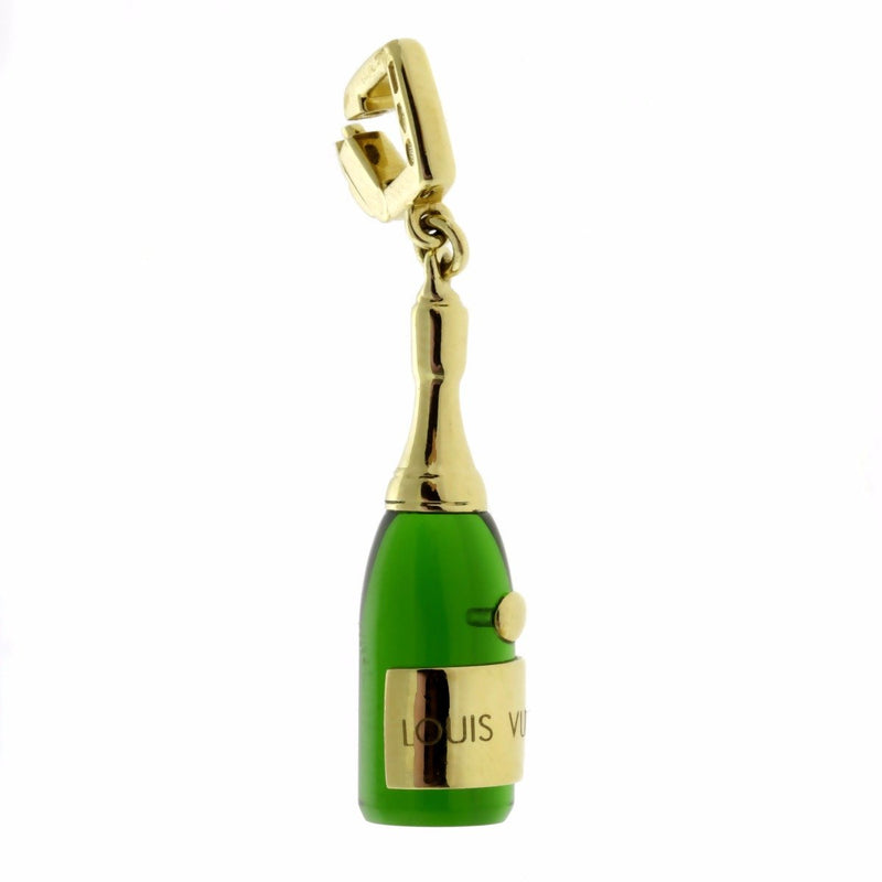 Louis Vuitton Gold Champagne Charm Pendant Available For Immediate