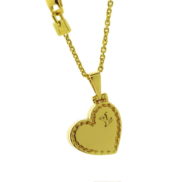 Louis Vuitton Gold Tone Monogram Flower Power Sautoir Necklace