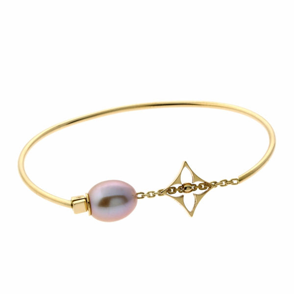 Louis Vuitton Monogram Pearl Bangle Bracelet